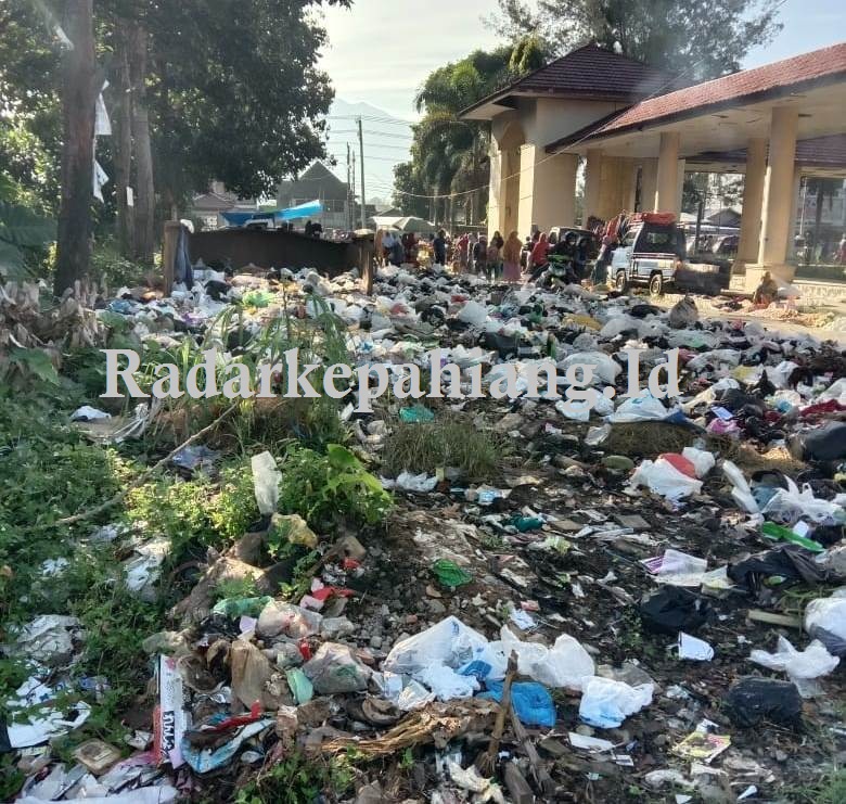 DLH Janji Bersihkan Sampah Berserakan di Terminal Merigi