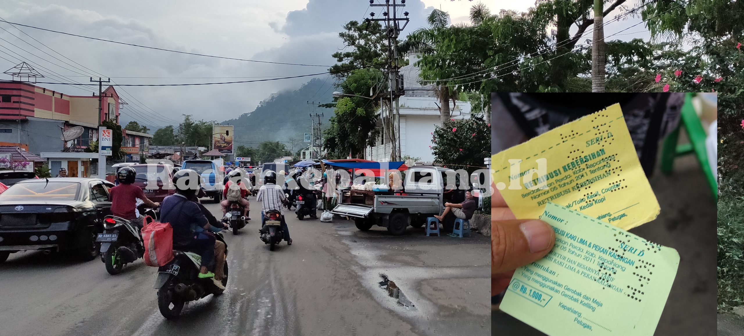 Larangan Pemkab Diabaikan Pedagang Takjil, Rela Bayar Pungutan Pakai Karcis Kadaluarsa