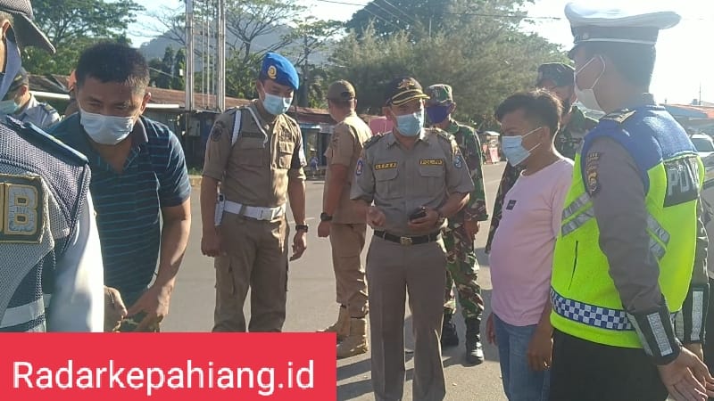 Ops Yustisi Pertama di Bulan Puasa, Banyak Pelanggar Prokes di Pusat Keramaian Kepahiang