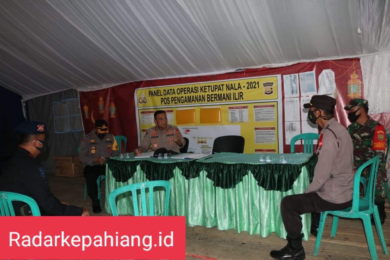 Tim Asistensi Ops Ketupat Nala 2021 Kunjungi Pos Pam Bermani Ilir – Empat Lawang