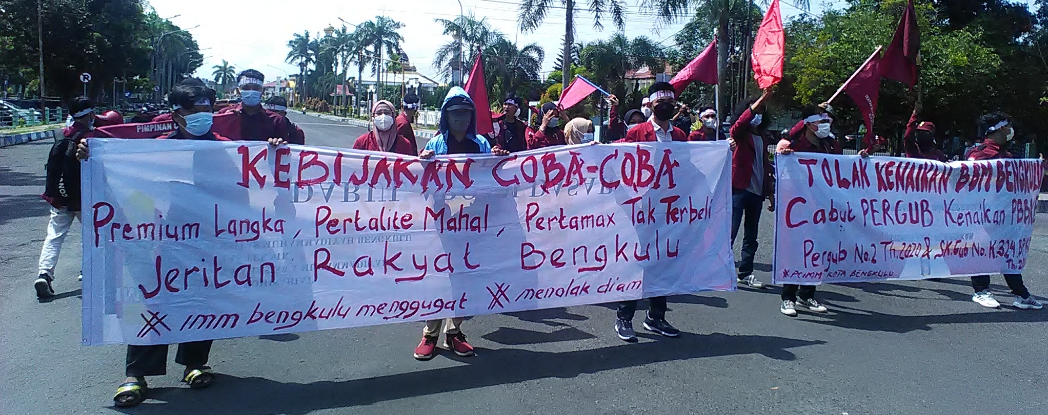 Sempat Ditolak Hearing, IMM Demo Kantor Gubernur Bengkulu