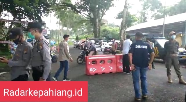 Pintu Masuk Kabawetan Dijaga Tim Gabungan