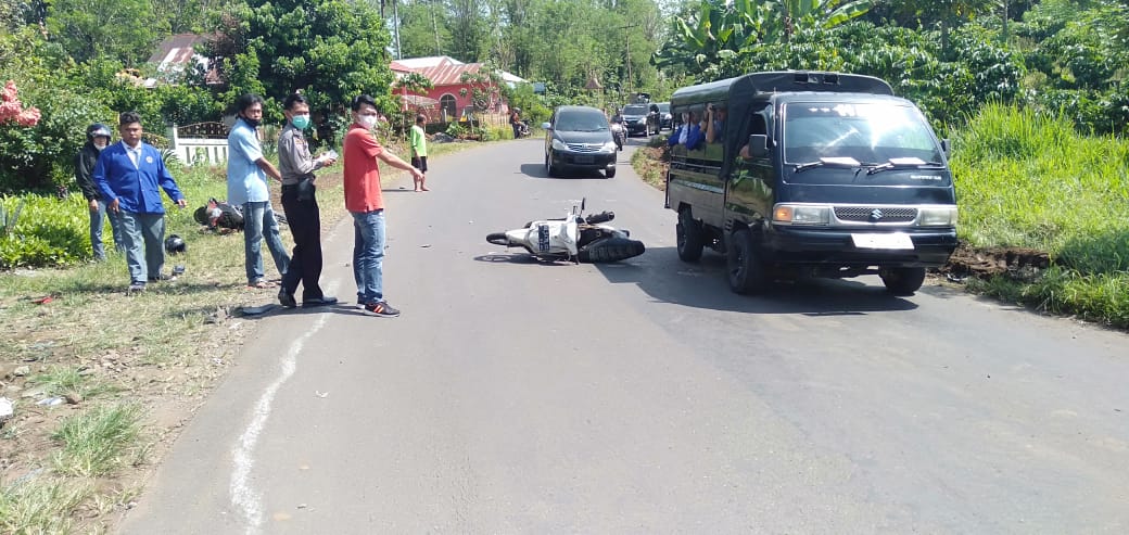 Tabrakan, Pelajar Tebat Karai Meninggal Dunia