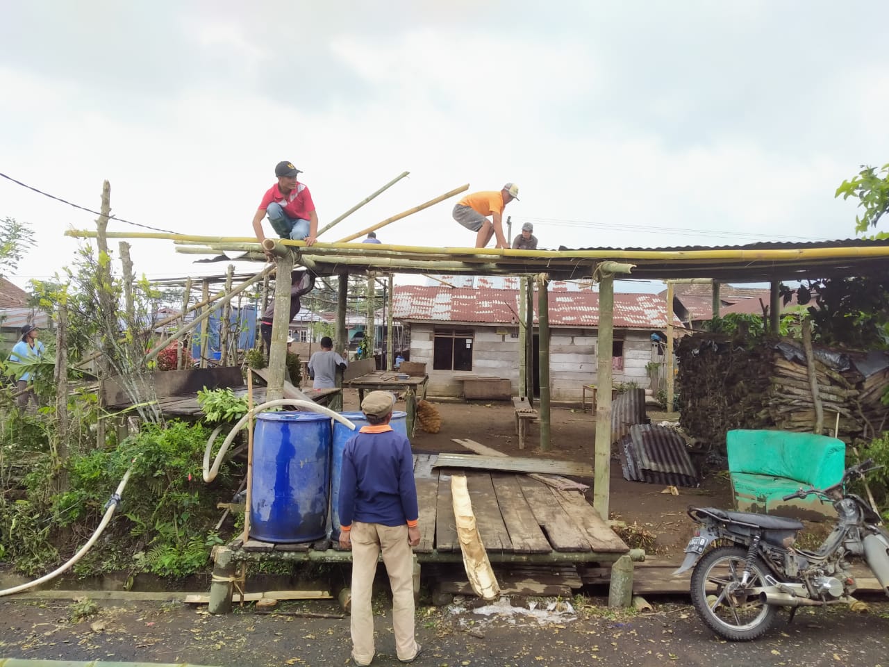 Puting Beliung Lokal Terjang 3 Desa di Kabawetan