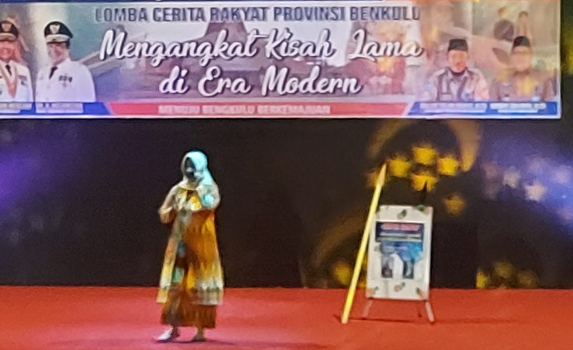 Guru dan Pelajar Kepahiang Ramaikan Lomba Cerita Rakyat Tingkat Provinsi