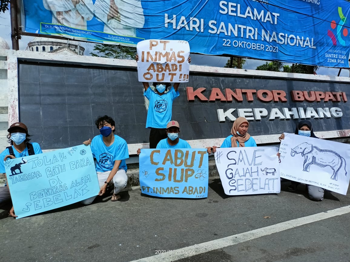 Tolak PT Inmas Puluhan Organisasi Gelar Aksi