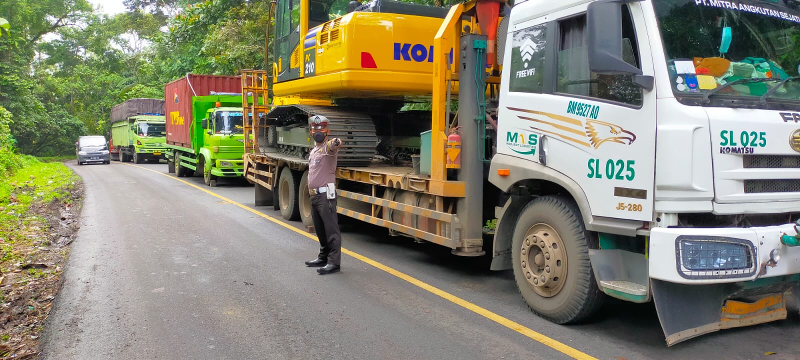 Macet, Lintas Kepahiang – Bengkulu Buka Tutup