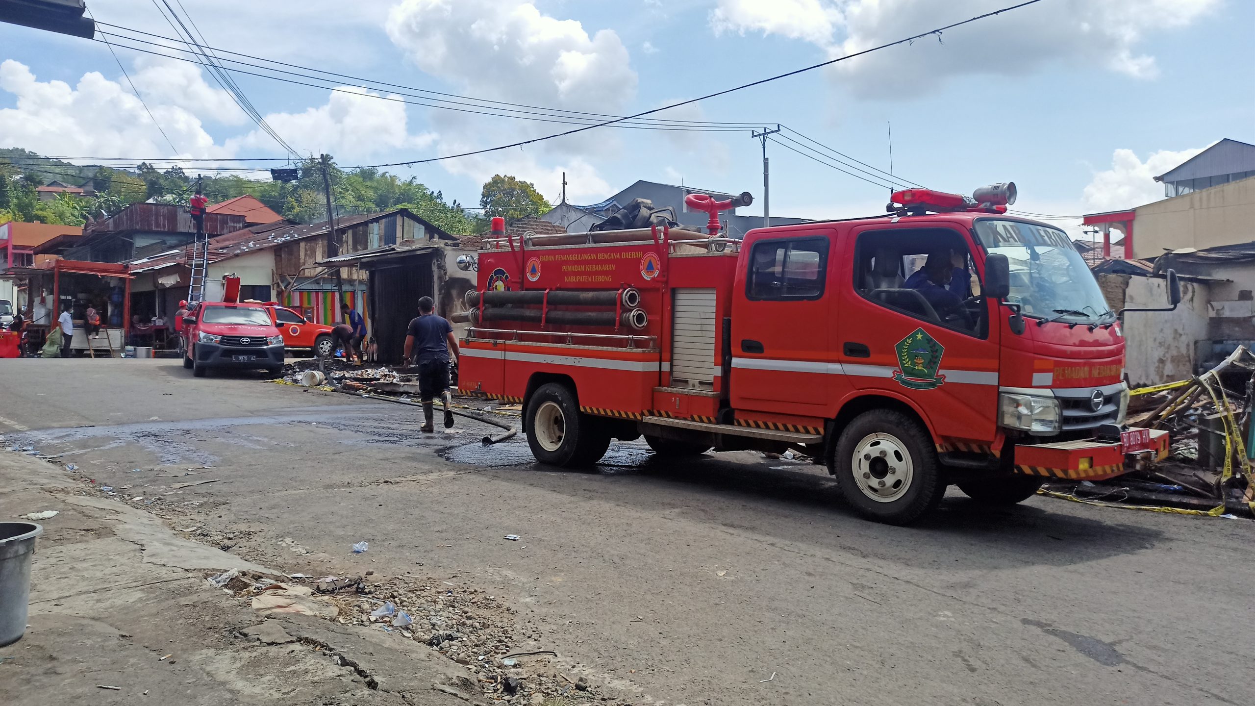 Penambahan Unit PBK Sebatas Kendaraan Tengky Suplay Air