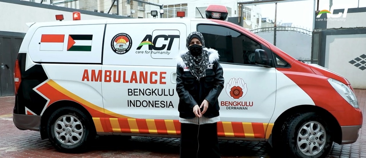 Ambulans Bengkulu Beroperasi di Gaza