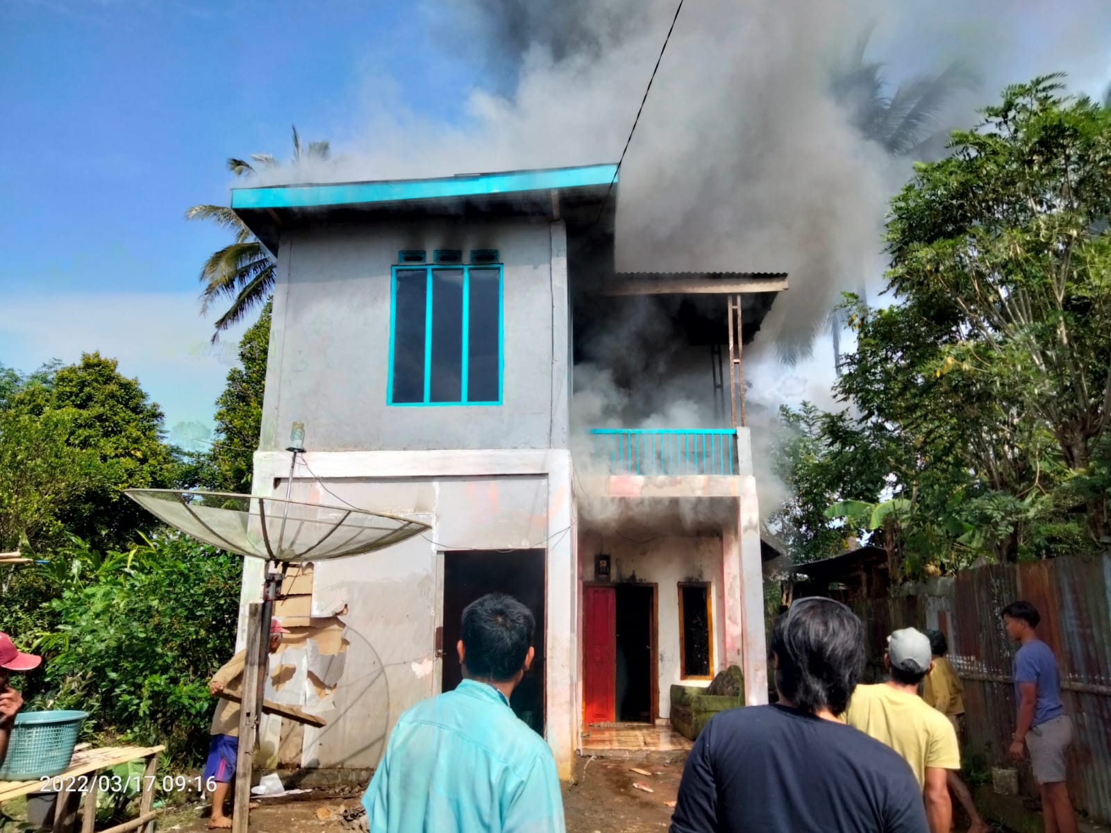 Ditinggal ke Sawah, Rumah Warga Ludes Terbakar