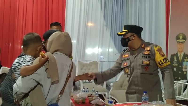 Kapolres Buka Bersama Pemudik