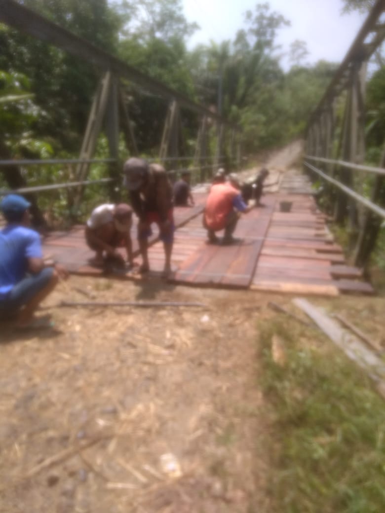 Cepat Tanggap, PUPR Selesai Perbaiki Jembatan Desa Kota Padang Baru