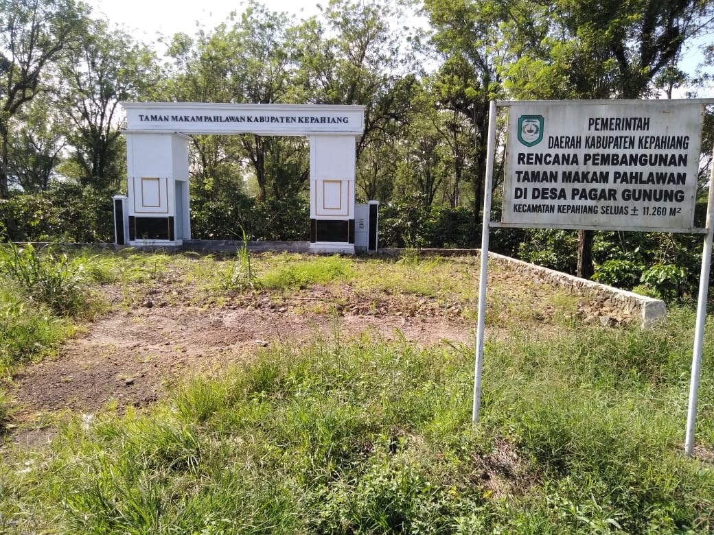 Kelanjutan Pembangunan TMP Pagar Gunung Belum Ada Kejelasan