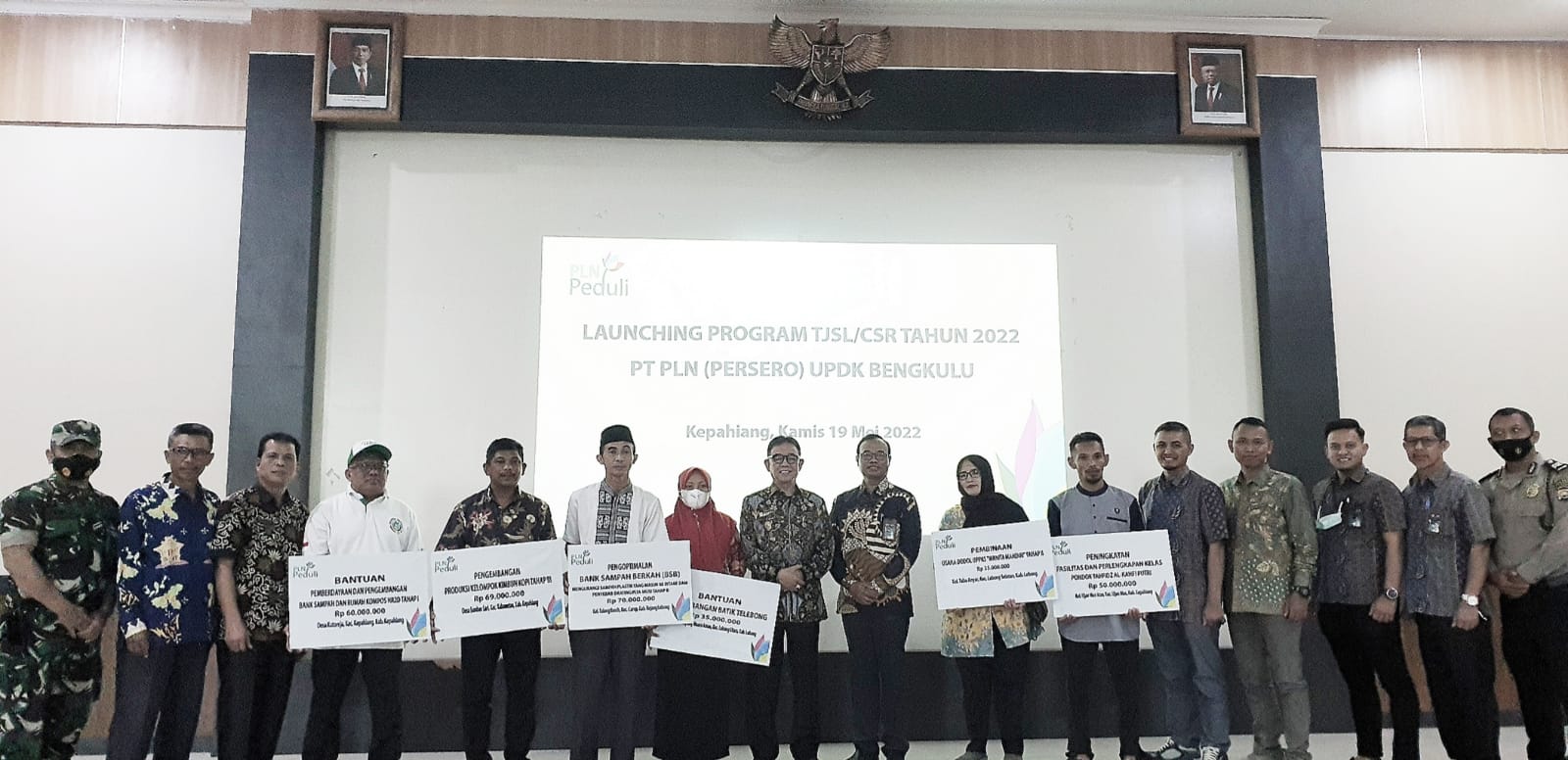 PLN Peduli, Bantu Rp 319 Juta Untuk Pengembangan UMKM dan Lingkungan di 3 Kabupaten di Bengkulu