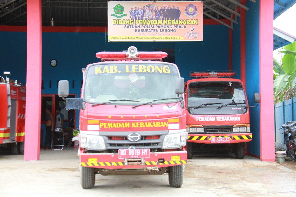 Kendaraan PBK Rusak Belum Bisa Diperbaiki